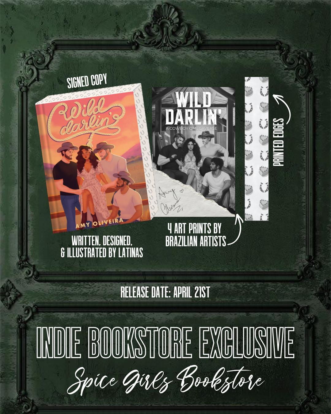 [Pre-Order][Signed+Swag] Wild Darlin by Amy Oliveira