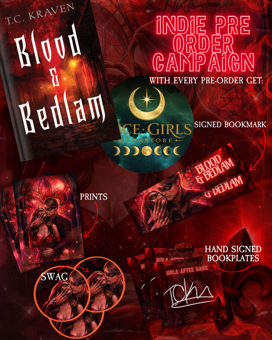 [Pre-Order+Incentives][Signed Copy] Blood & Bedlam by T C Kraven