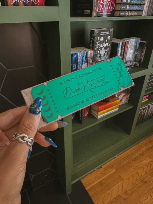Dark Romance Book Club Bookmark