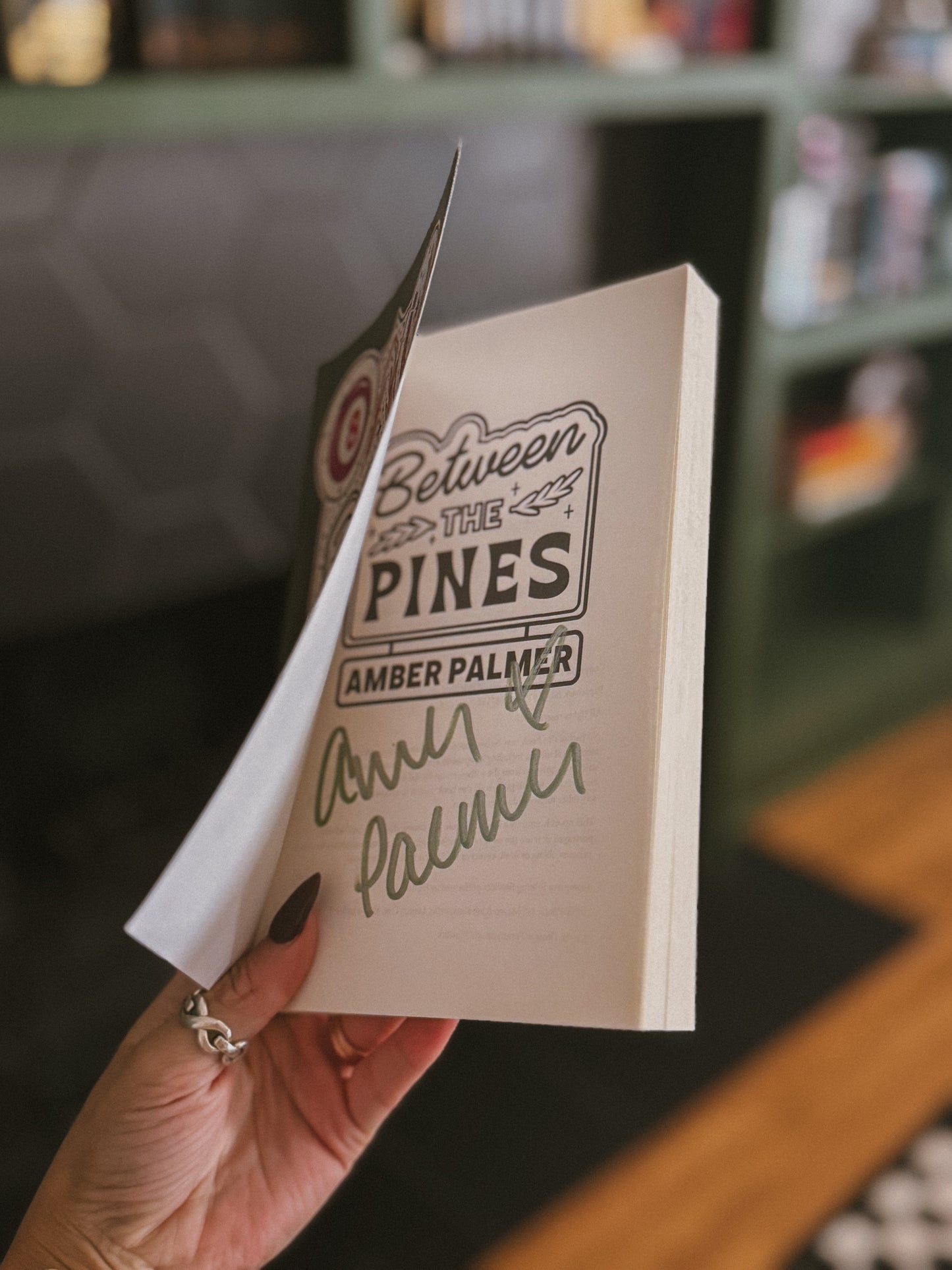 [Hand Signed + Art] Between the Pines by Amber Palmer (Black Springs Ranch Book 1)