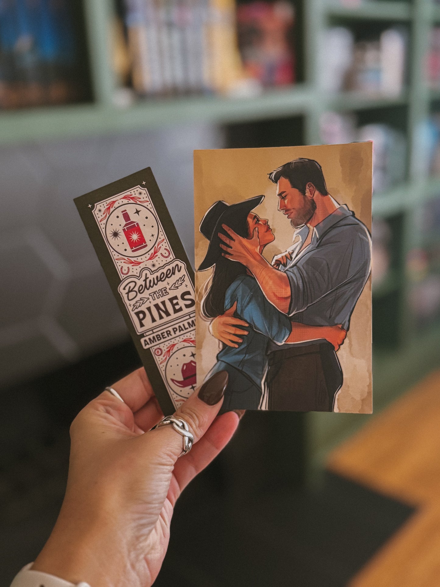 [Hand Signed + Art] Between the Pines by Amber Palmer (Black Springs Ranch Book 1)