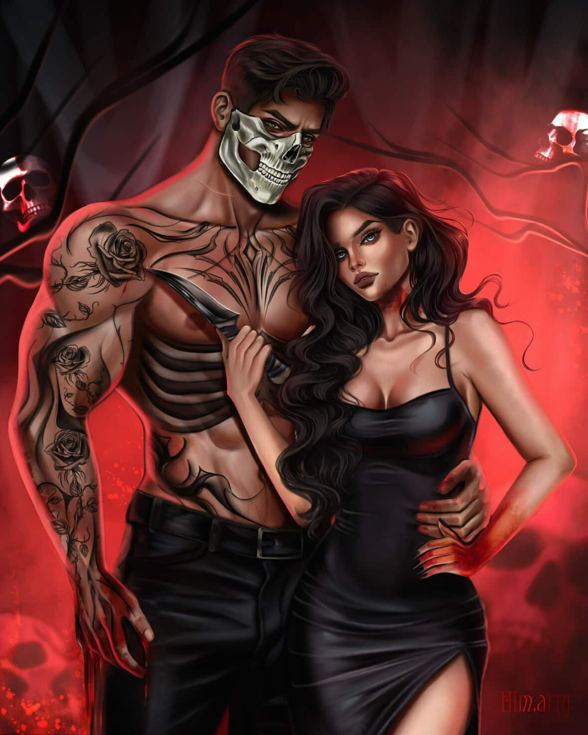 [Pre-Order][Signed + Exclusive Art] The Bone Reaper by Kayla Marie (Visceral Love Duet Book 1)