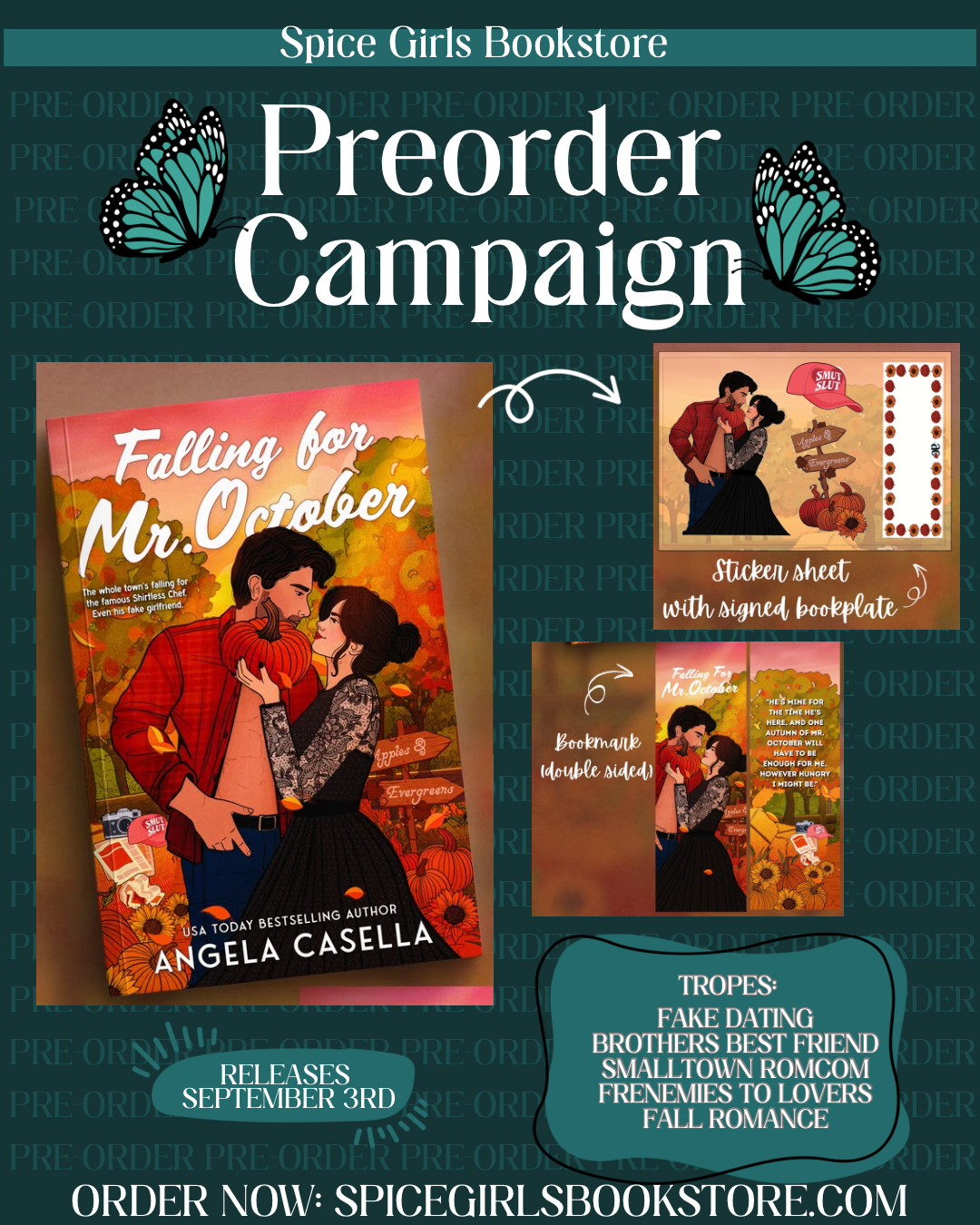 [Pre-Order] Falling for Mr. October by Angela Casella