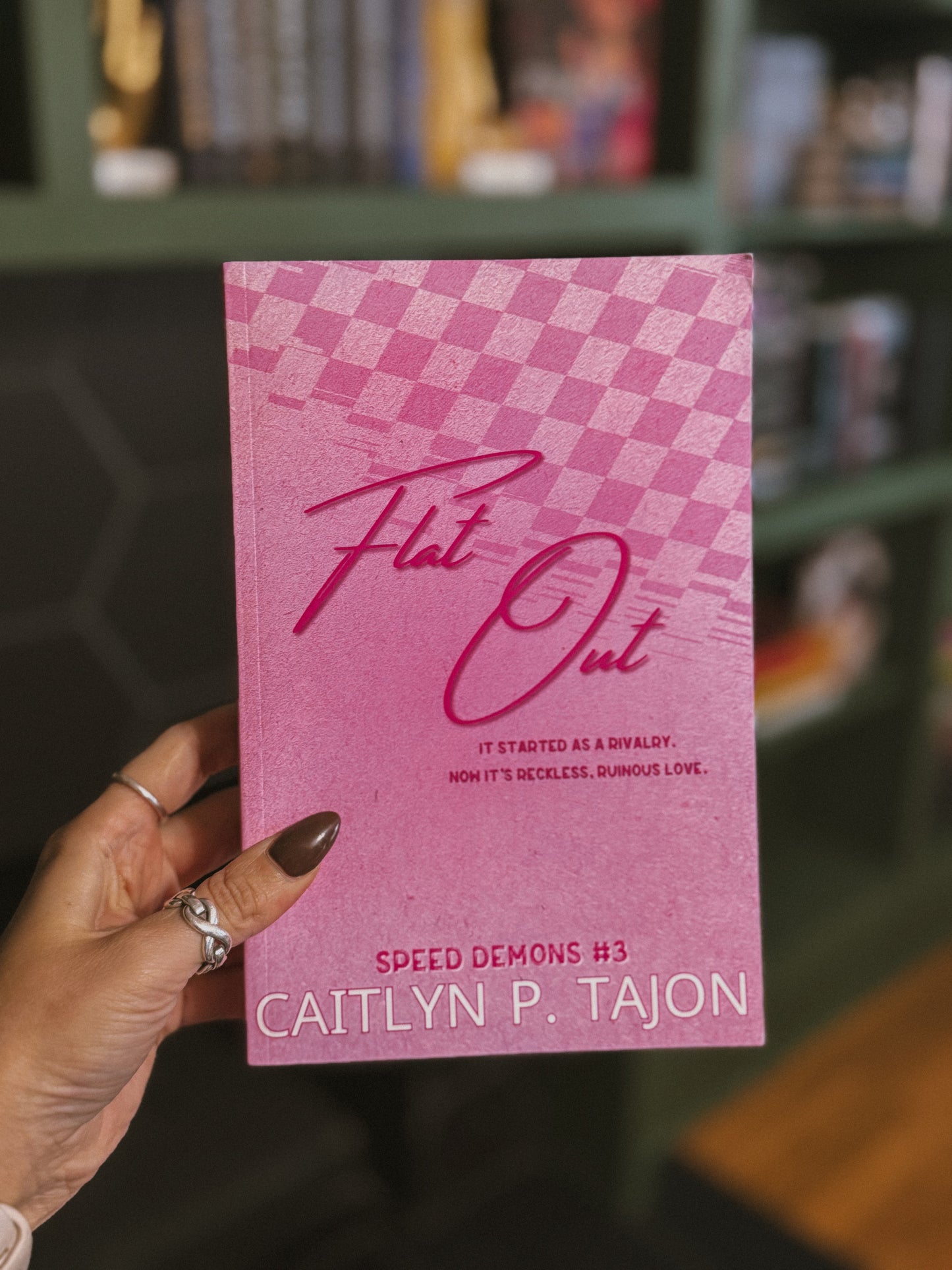 [Signed Bookplate] Flat out by Caitlyn P. Tajon (Her Edition) (Speed Demons #3)
