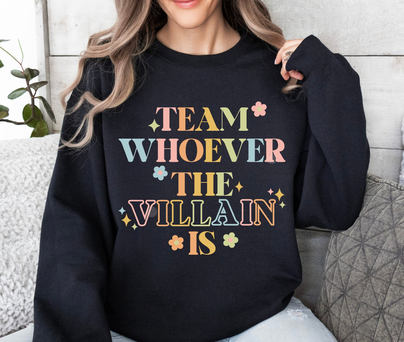 Team whoever the villian is