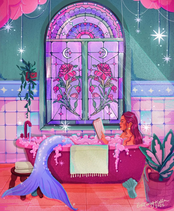 Mermaid's Bath Print