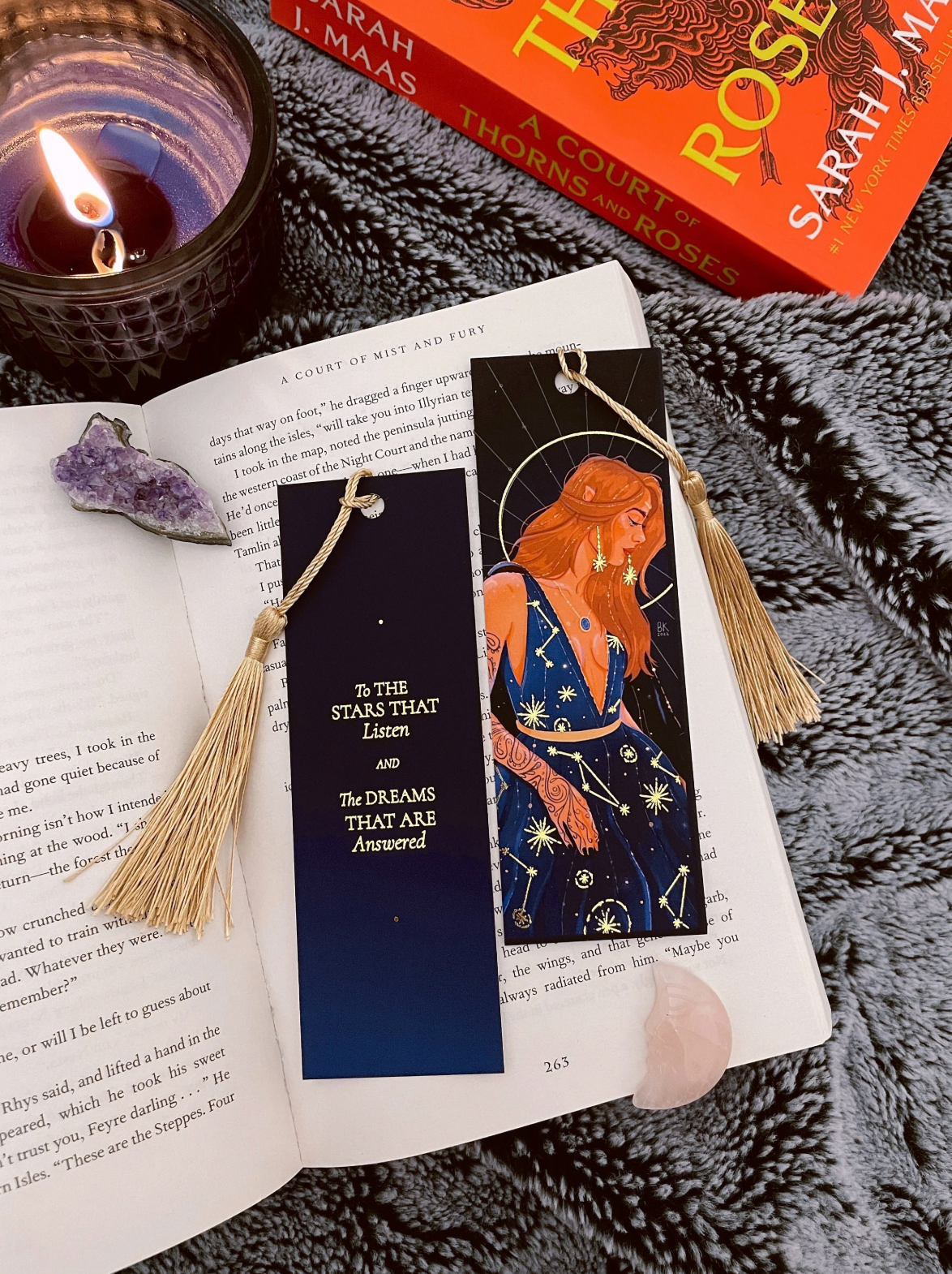 Feyre Gold Foil Bookmark