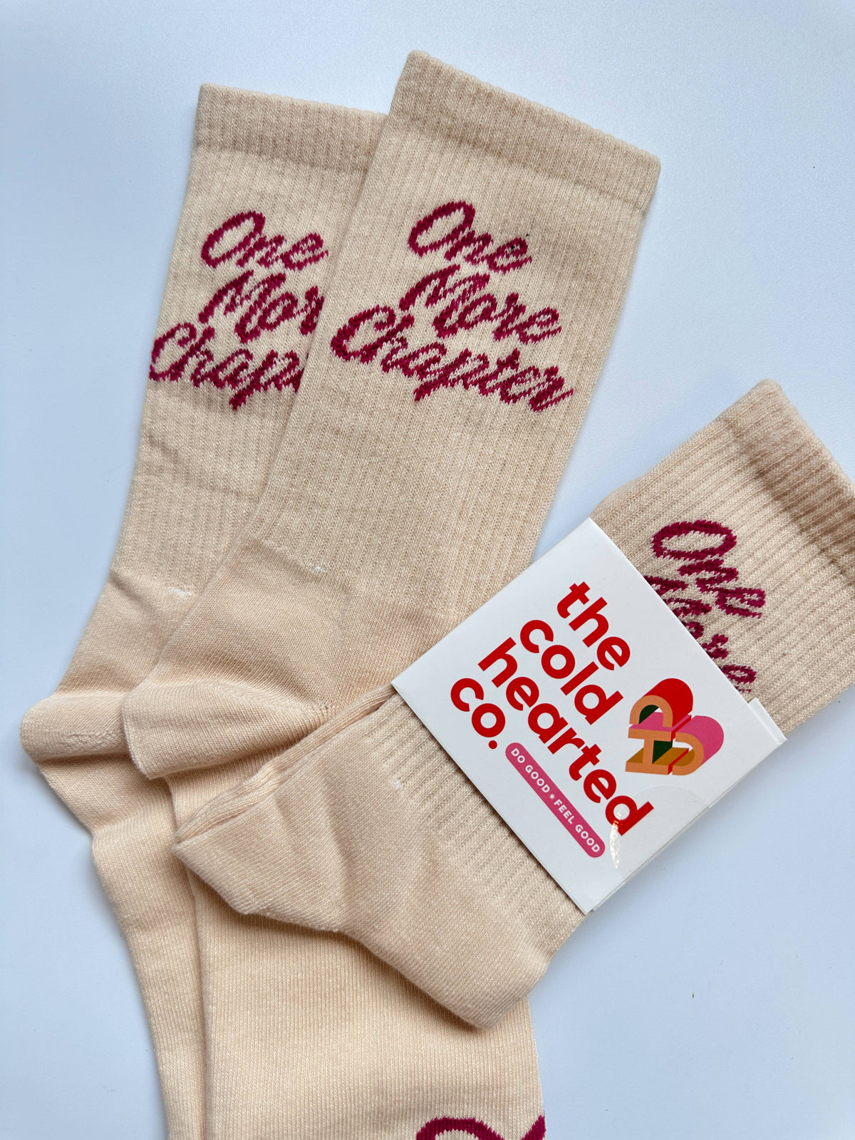 One More Chapter Cute Reading Socks