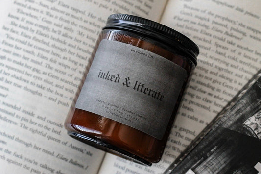 Inked & Literate | Book Themed Candle