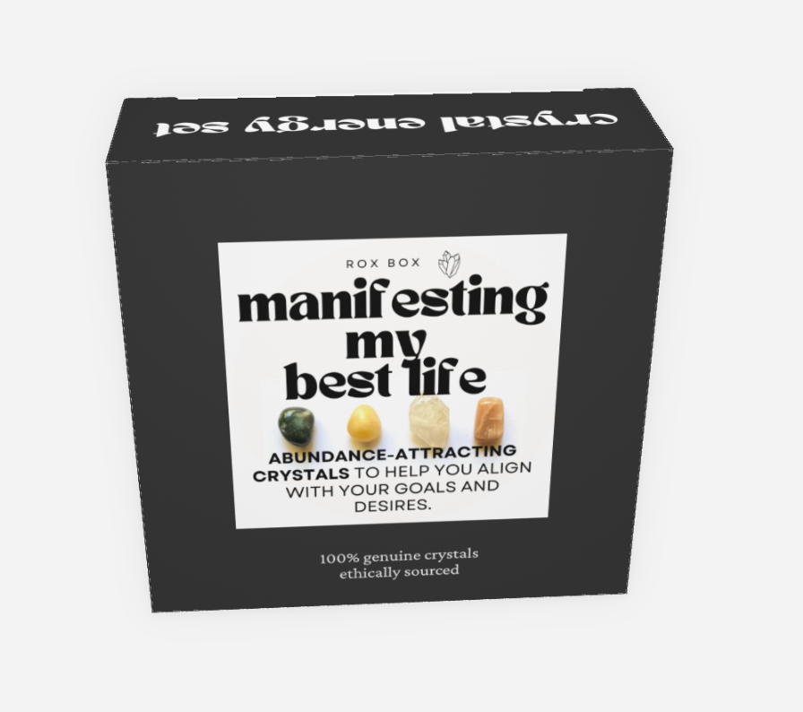 Manifesting my best life - crystals for abundance - cheeky gift funny gift