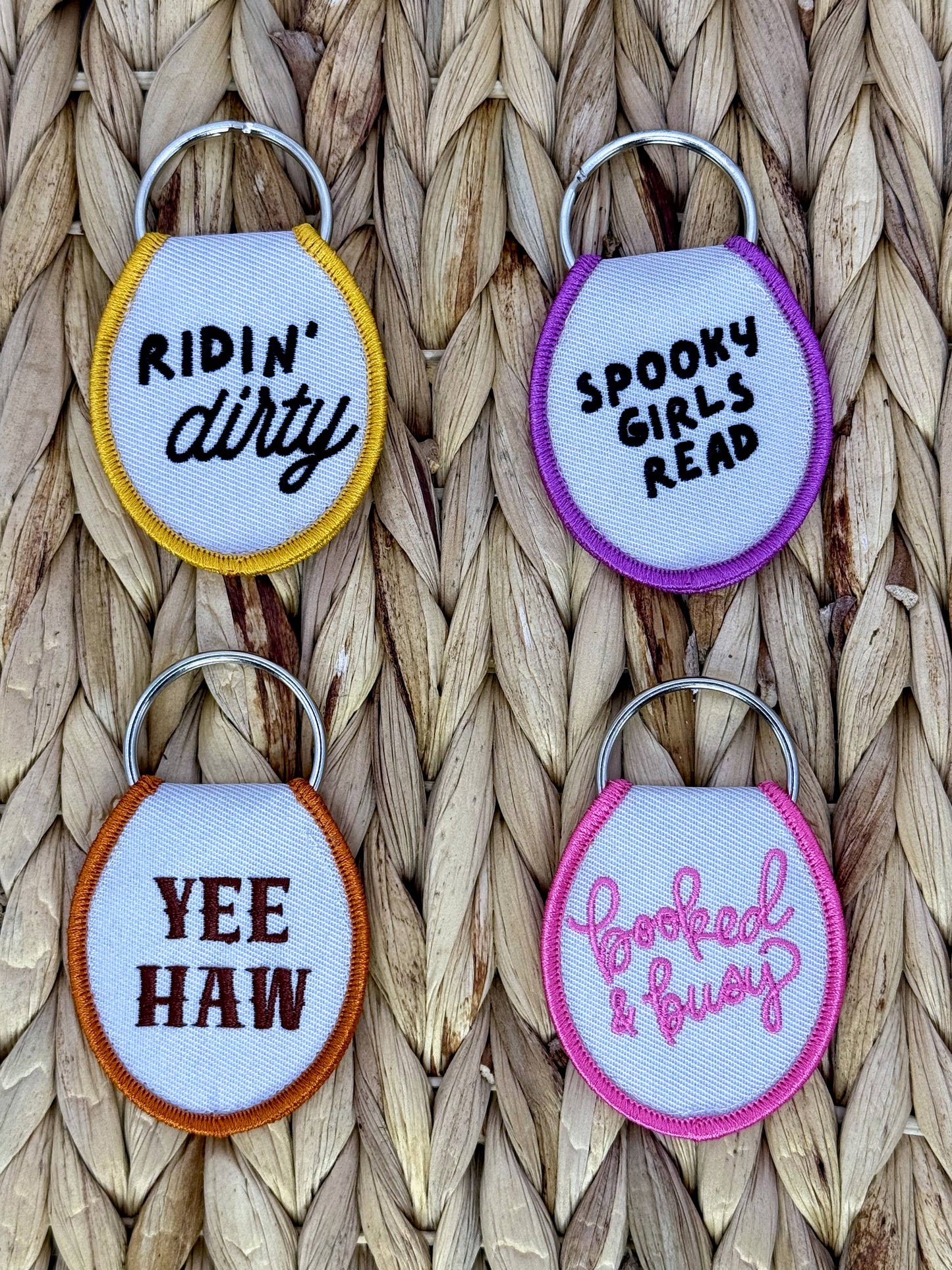 Spooky Girls Read Keychain