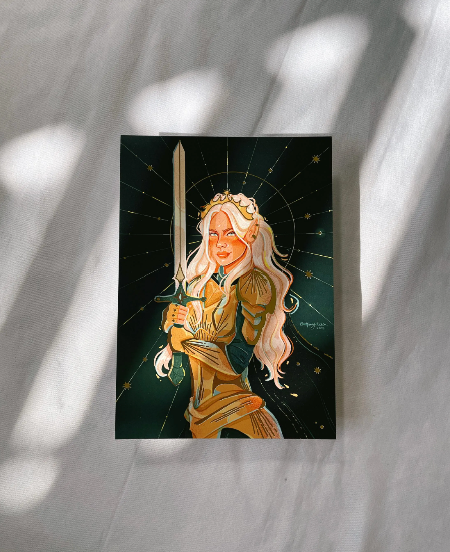 Aelin Gold Foil Print