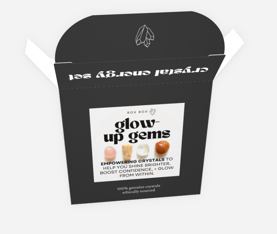 Glow-up gems - crystals for empowerment | cheeky gift witchy gift