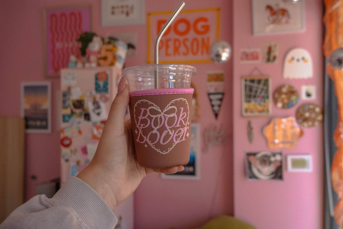 Book Lover [brown] Coffee Sleeve