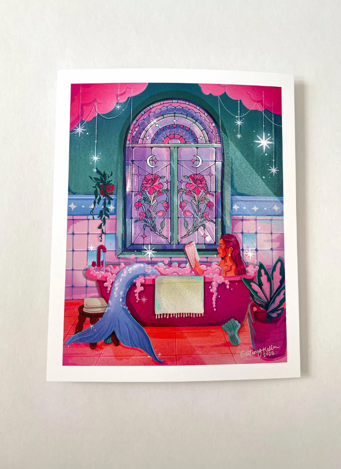 Mermaid's Bath Print