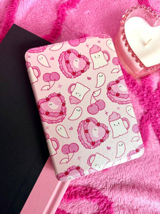 Ghost Cake Magnetic Removable Kindle Case- Halloween