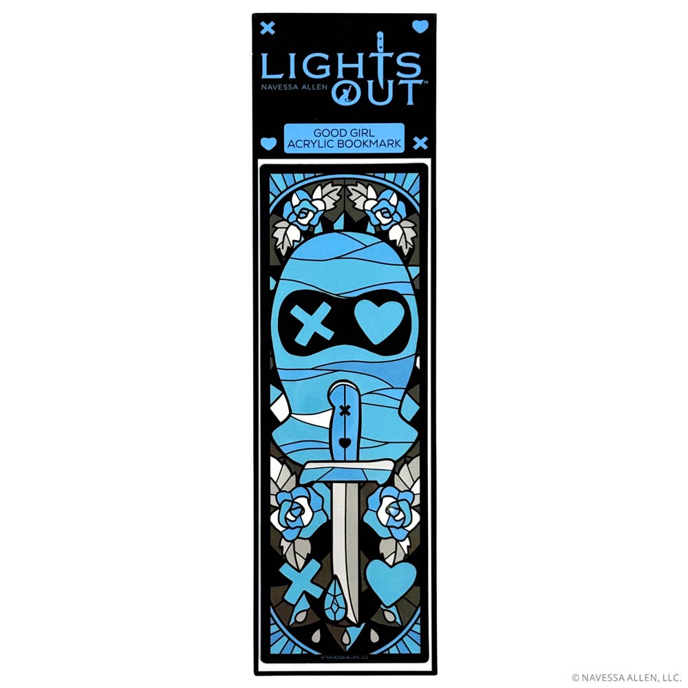 Lights Out: Good Girl Transparent Acrylic Bookmark
