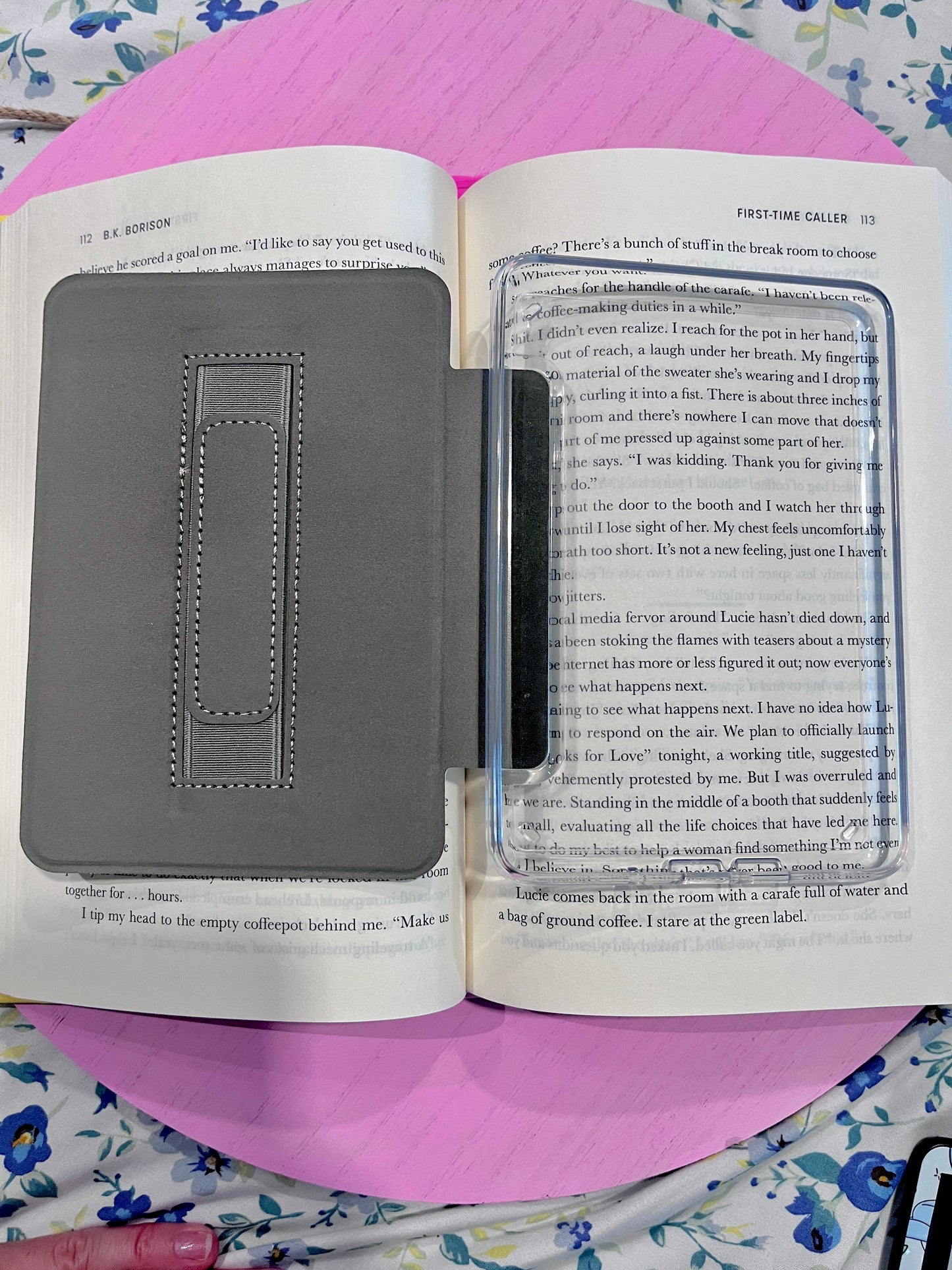 Halloween Kindle Case with clear back 