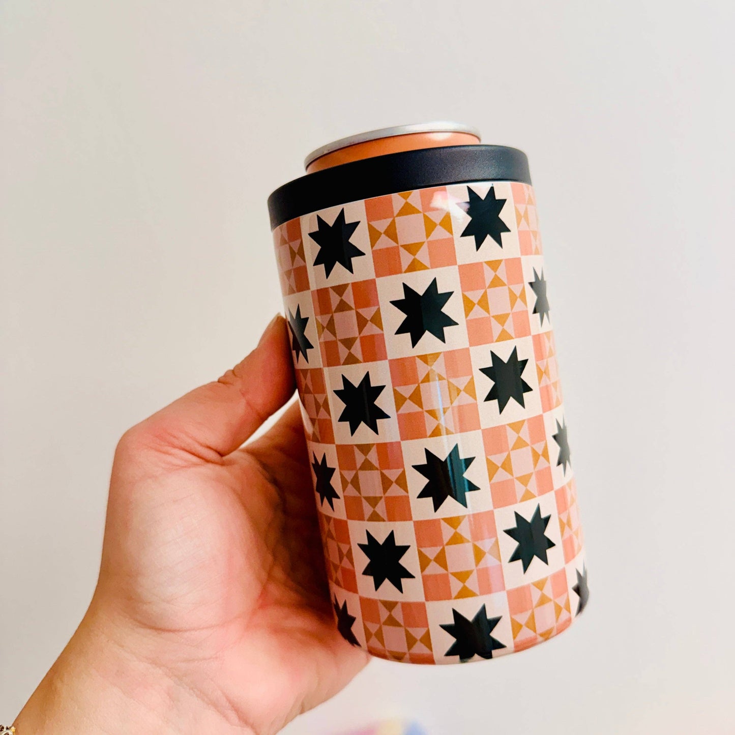 12 oz Can Cooler, Quilt Pattern