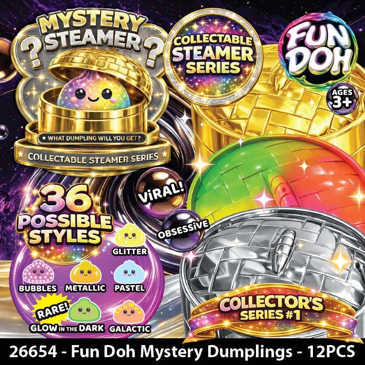 Fun Doh Mystery Dumpling Squishies - Ultra Rare Collection