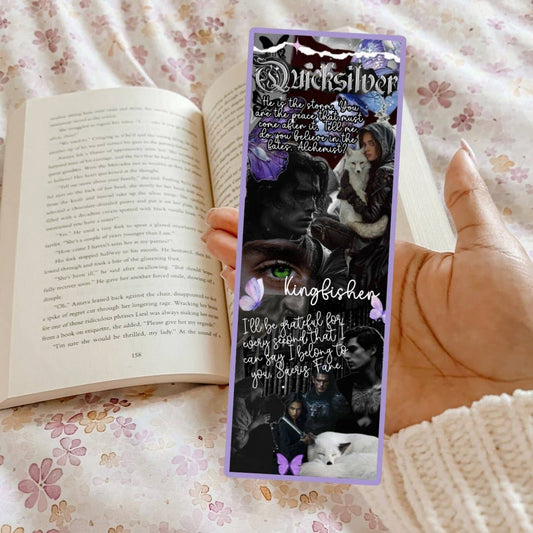 Quicksilver Inspired Collage Bookmark