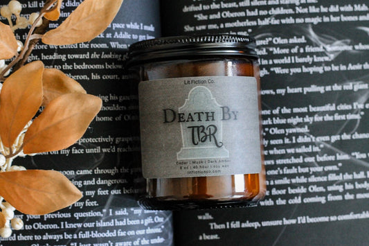 Death By TBR | Fall Bookish Candle