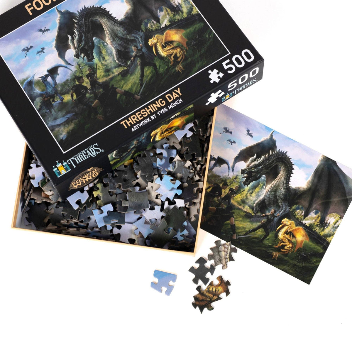 Threshing Day 500-Piece Puzzle | Fourth Wing