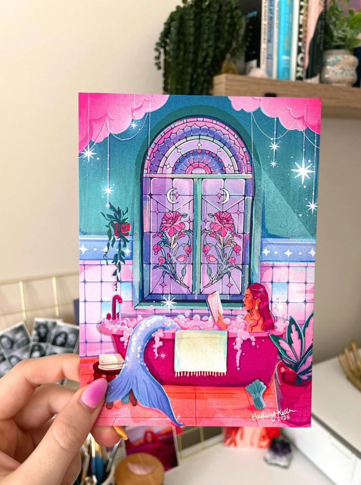 Mermaid's Bath Print