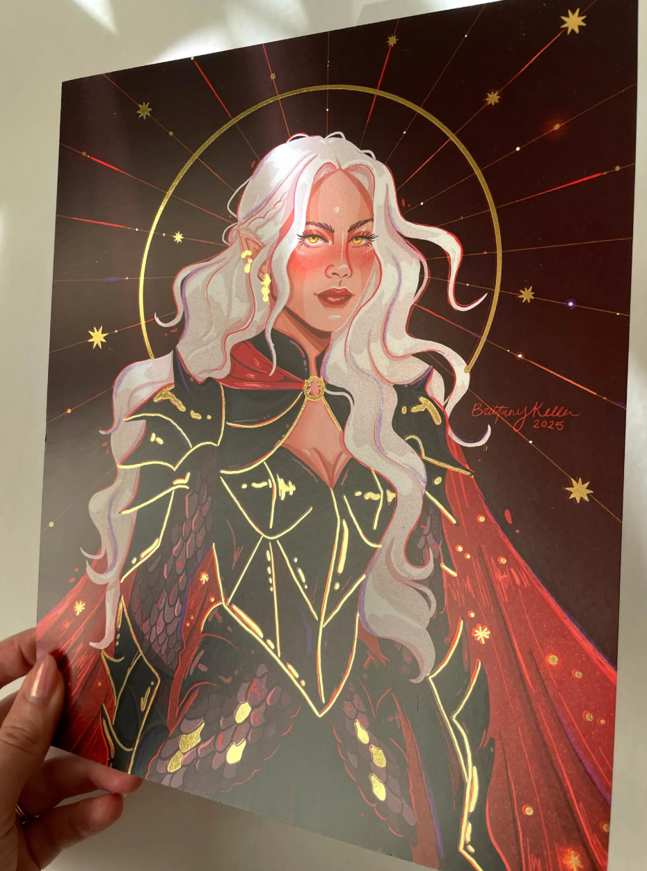 Manon Gold Foil Print